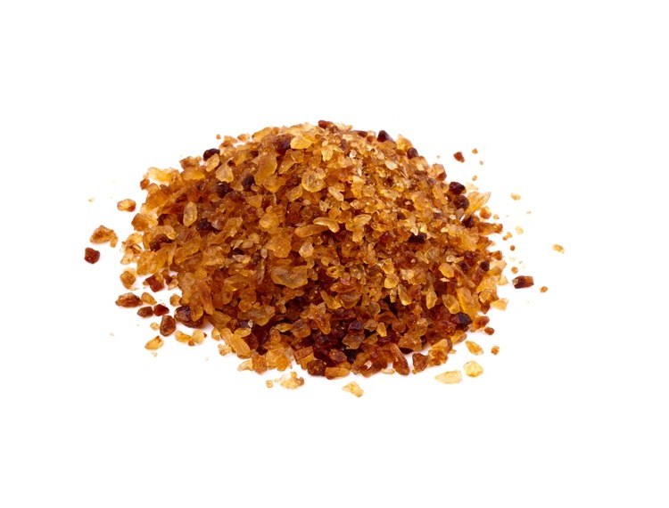 brown candy pieces with chocolate