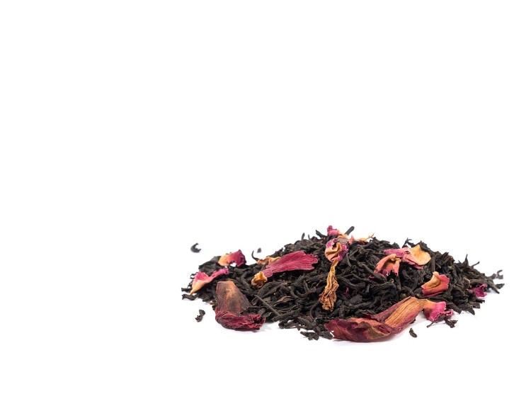 Μαύρο Τσάι- ροζ παιώνια