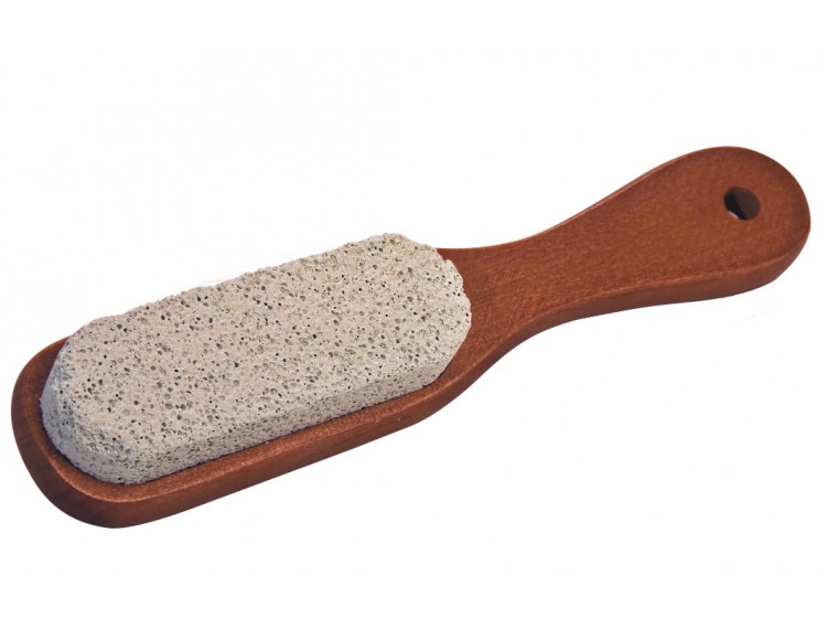 handle brush with pumice
