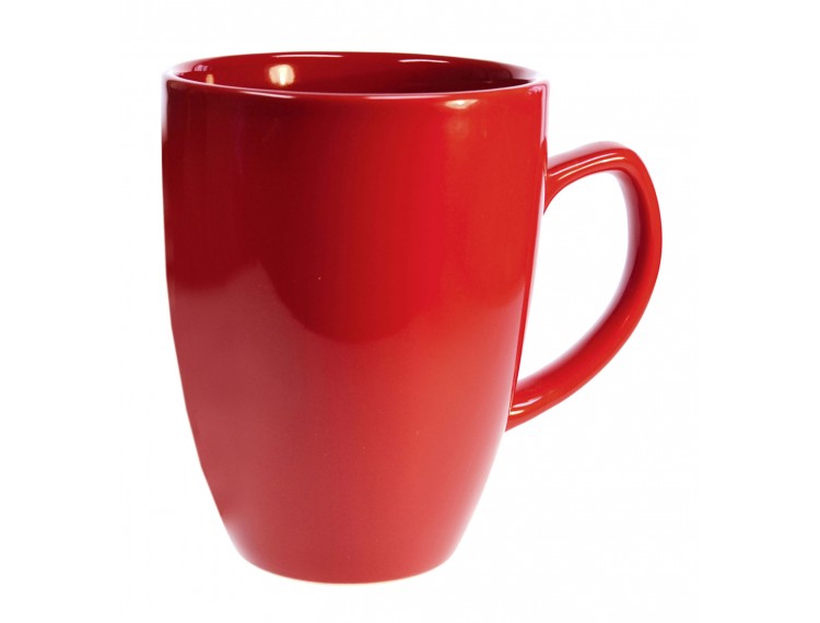 Ceramic red teacup