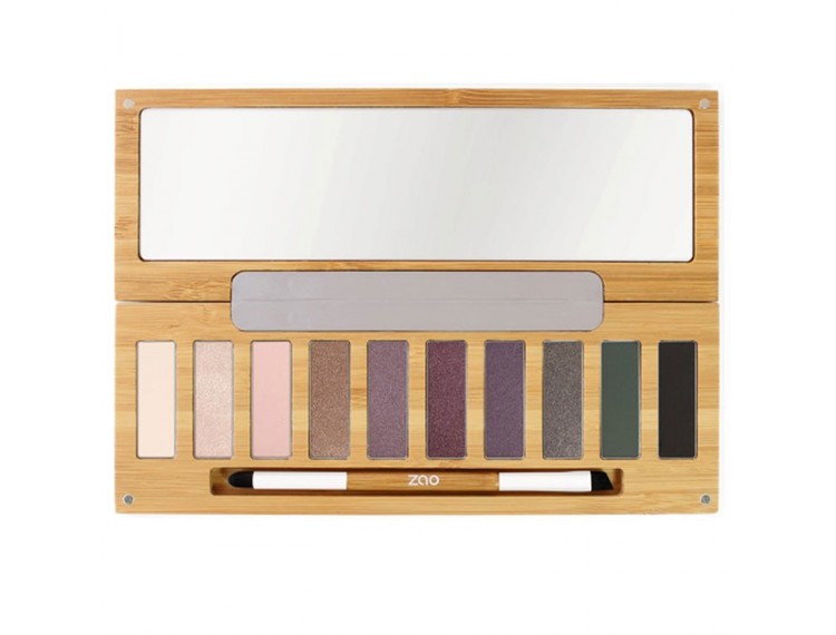 Palette with organic eyes shades
