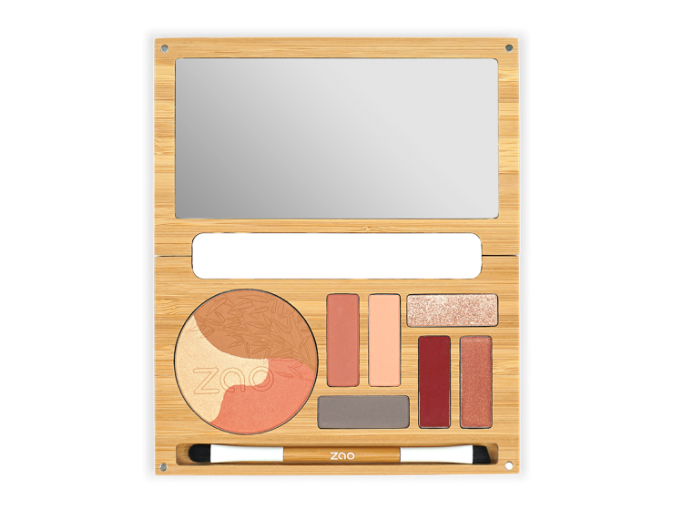 organic pallette with face powder,...