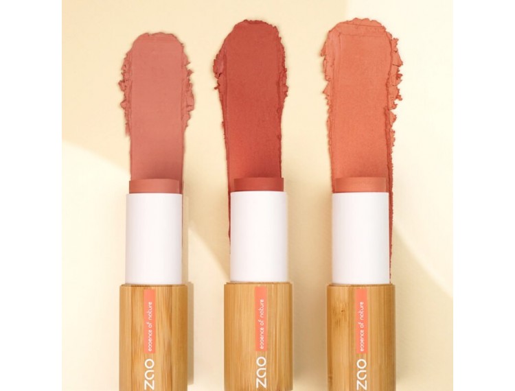 Organic stick blush & shine up 4 colors